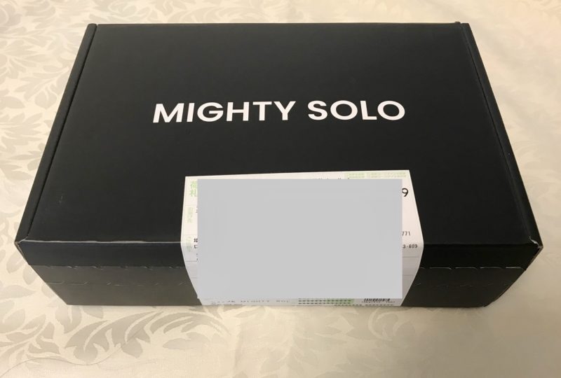 Mighty Solo(マイティソロ) の梱包