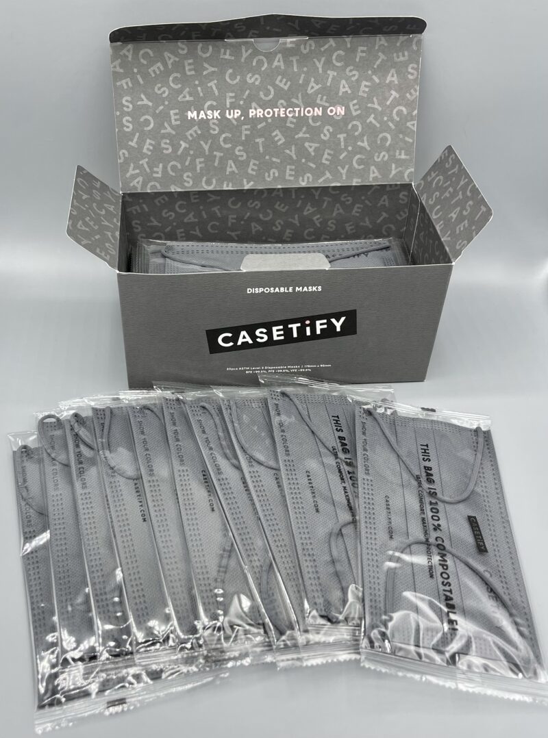 Casetify(ケースティファイ)の3層構造プロテクションマスクは個包装
