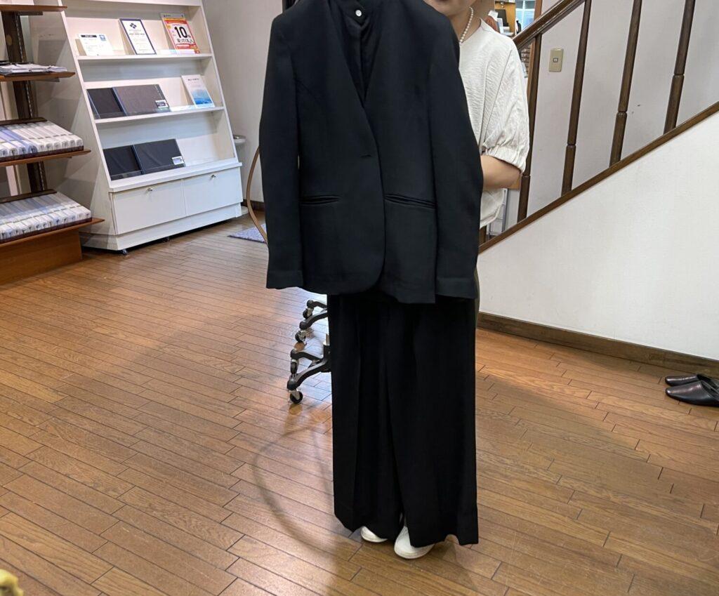 HANABISHI(花菱)静岡店・レディーススーツのスタイル選定2
