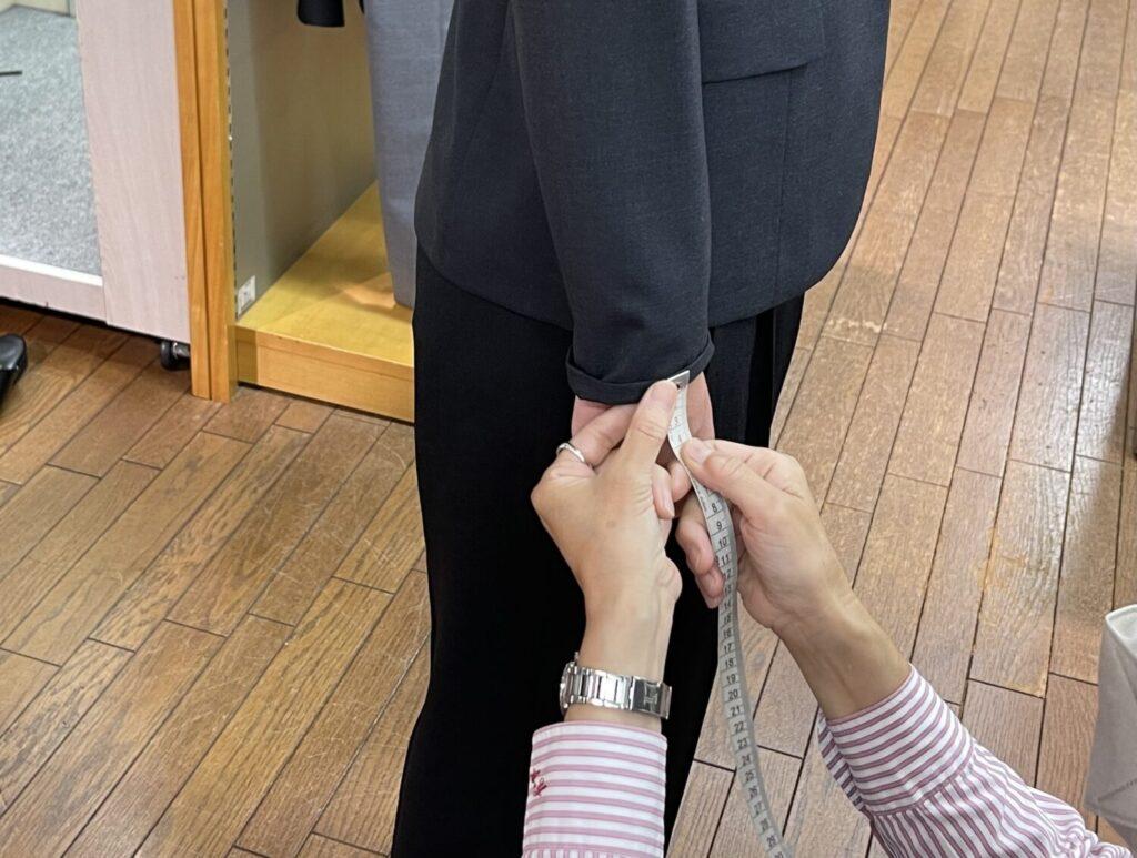 HANABISHI(花菱)静岡店・スーツの採寸5